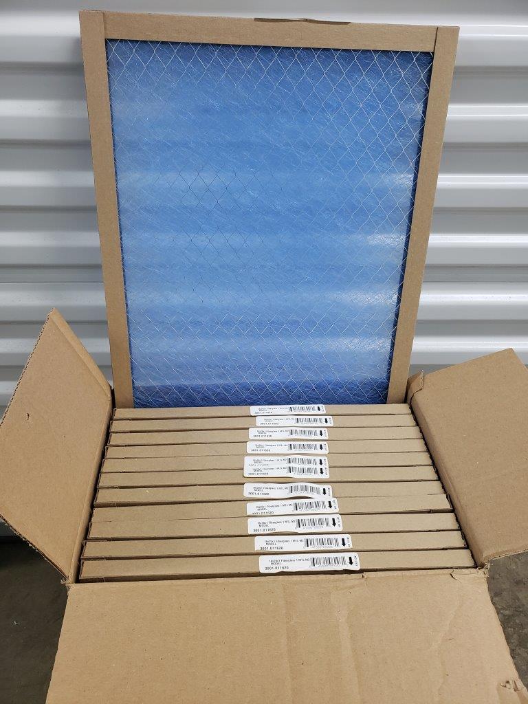 Box of 12x Purolator 16x20x1 1 MTL M2 Fiberglass Disposable Panel Furnace Air Filters 16W x 20H x 2D
