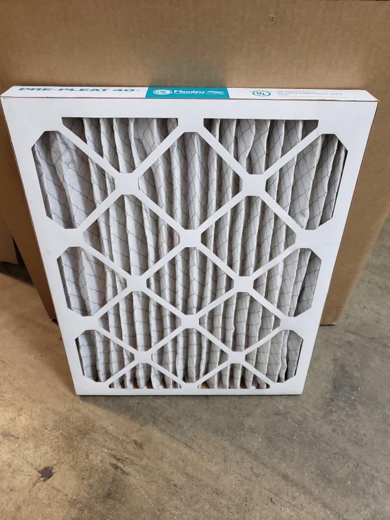 16x20x2 Furnace Air Filter Flanders MERV 8 Prepleat 40 LPD AC