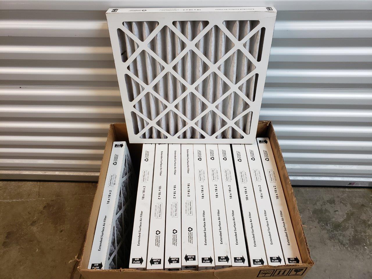 18x18x2 air filter, Purolator Hi 40 Extended Surface Pleated Air Filter MERV 8 (1 item)