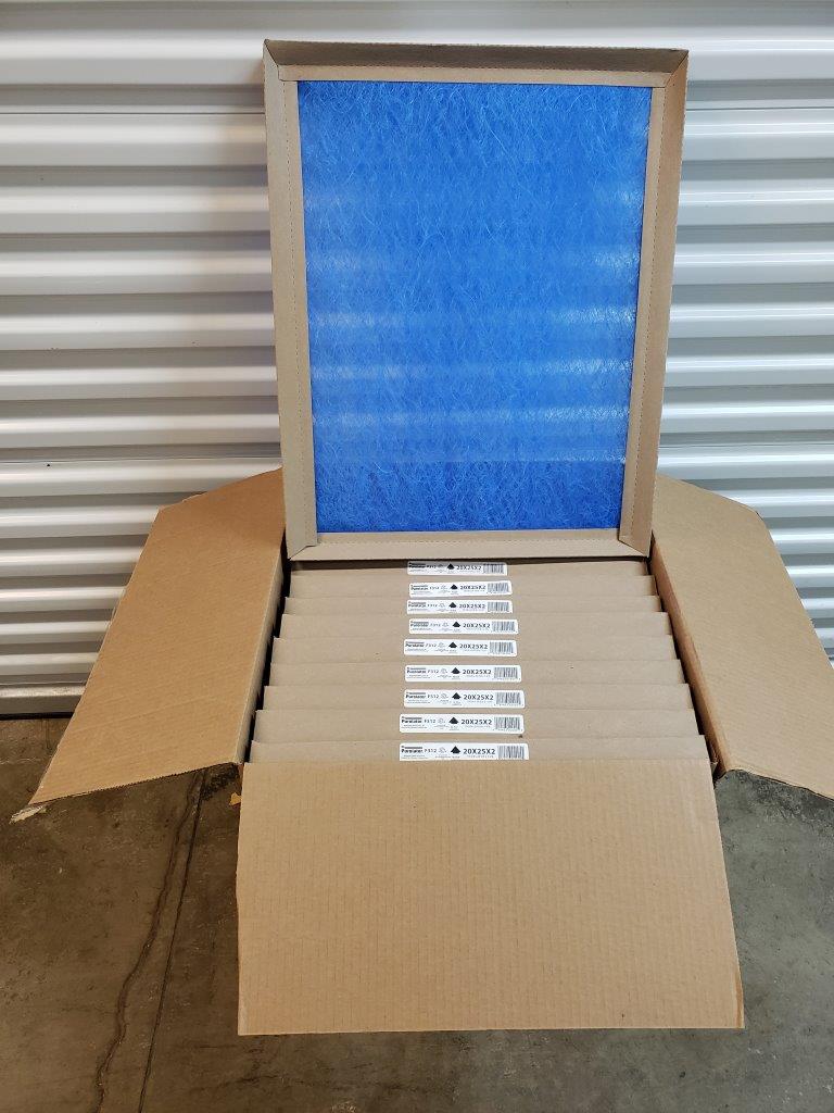 20x25x2 Furnace Air Filters (Box of 10) Purolator F312 Std2 Fiberglass Disposable Panel Filter 20W x 25H x 2D 5039002005