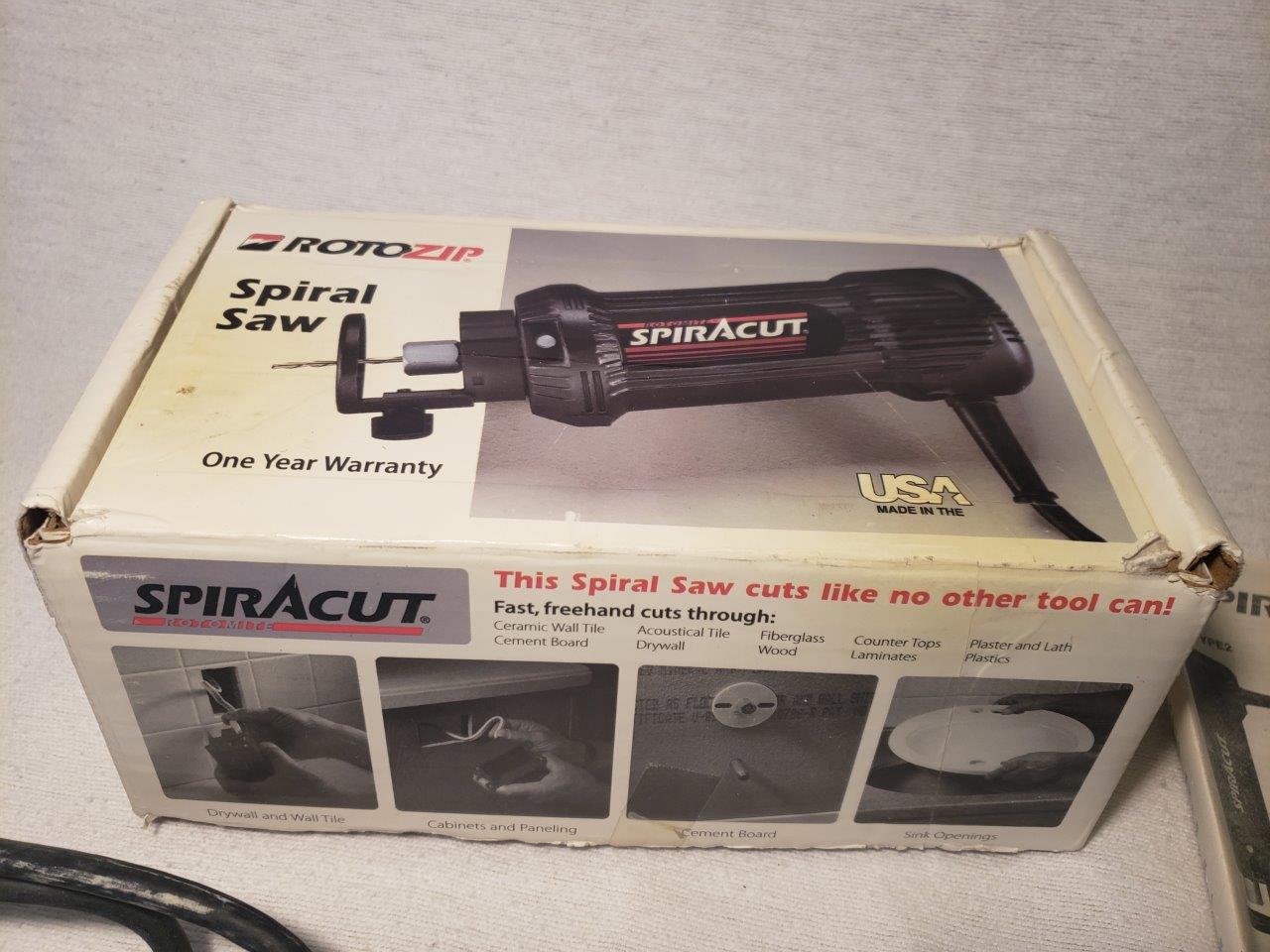 Rotozip RTM01 type 2 Spiracut Rotary RotoSaw Spiral Saw Tool Kit Rotomite