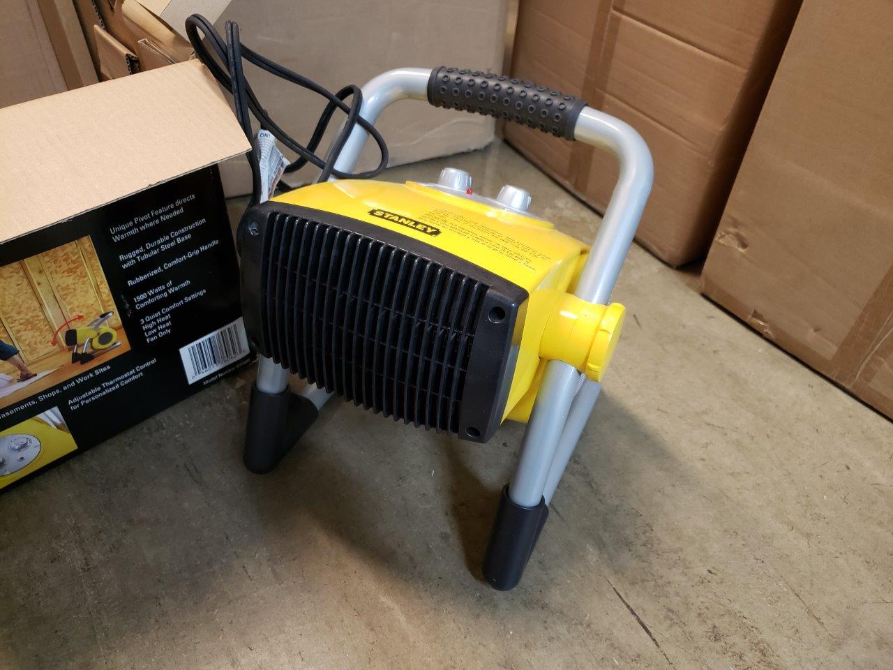 Stanley 1500-Watt Utility Ceramic Portable Heater with Pivot Power