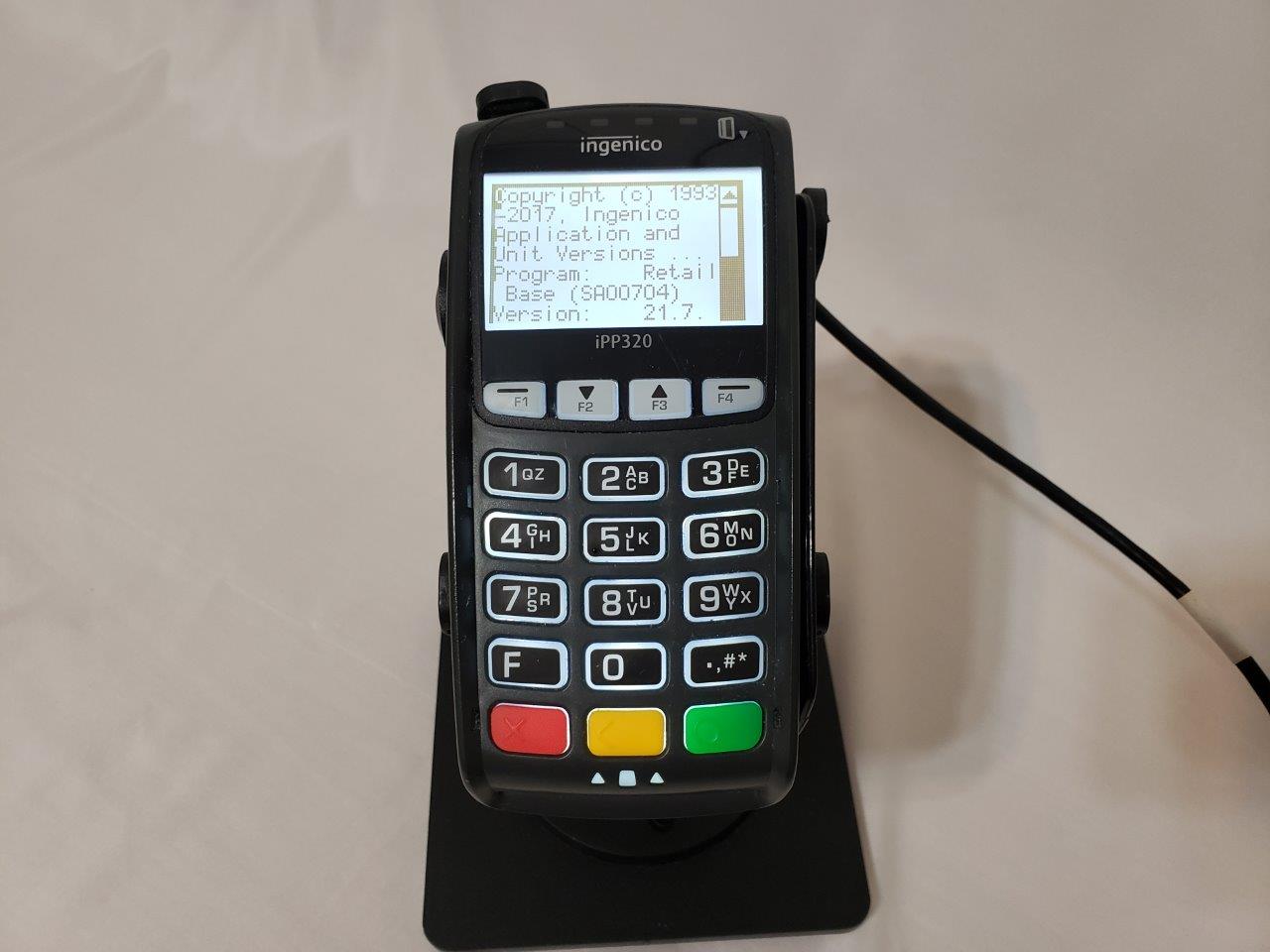 Ingenico iPP320 Debit Credit Card POS Retail Terminal w Chip Reader IPP320-11T2390A