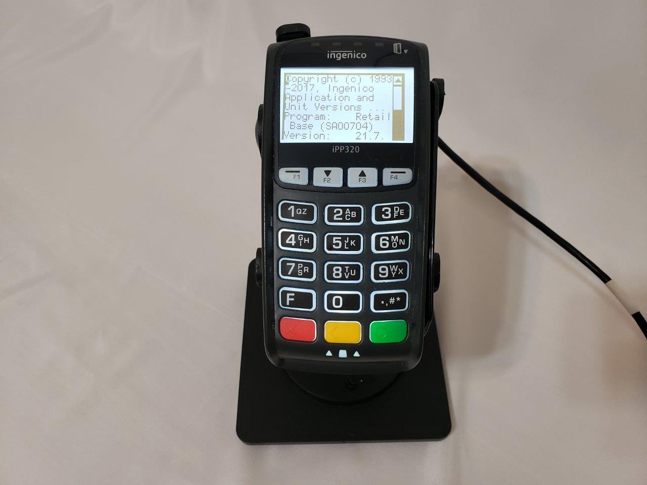 Ingenico iPP320 Debit Credit Card POS Retail Terminal w Chip Reader IPP320-11T2390A