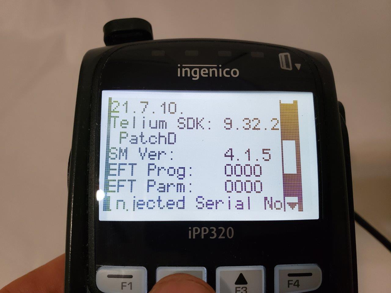 Ingenico iPP320 Debit Credit Card POS Retail Terminal w Chip Reader IPP320-11T2390A