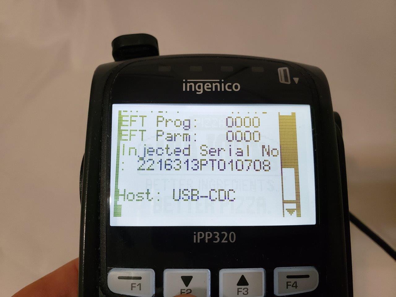 Ingenico iPP320 Debit Credit Card POS Retail Terminal w Chip Reader IPP320-11T2390A