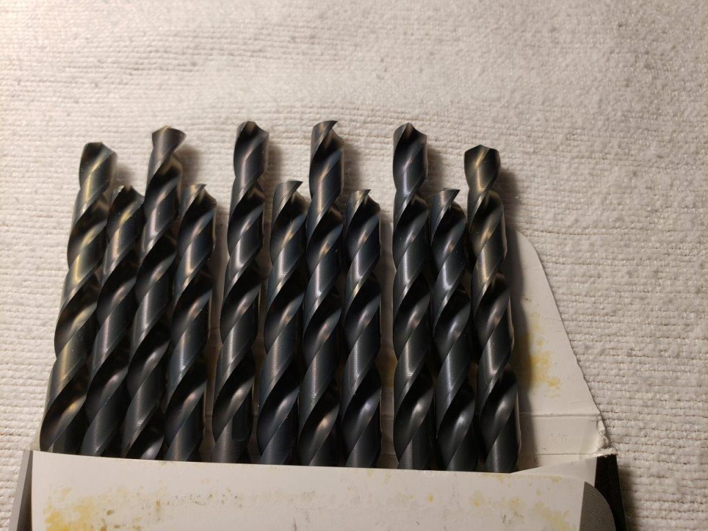 11 Pack 9/32 High Speed Twist Drill Bits Jobber Length Made In USA