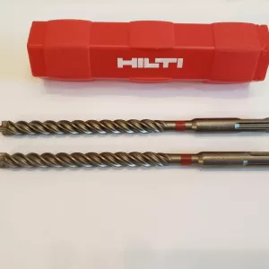 2x New Hilti Hammer Drill Concrete Bits, TE-C3X 3/8in 6in MP6, Part #206682