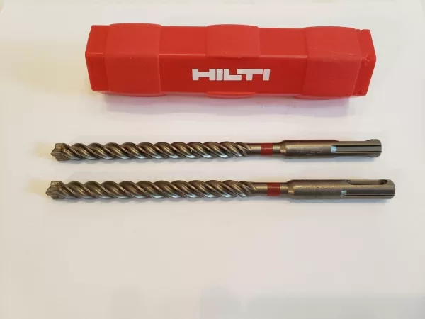 2x New Hilti Hammer Drill Concrete Bits, TE-C3X 3/8in 6in MP6, Part #206682