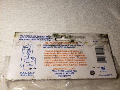 relay start spp6 capacitor boost super hvac chicago