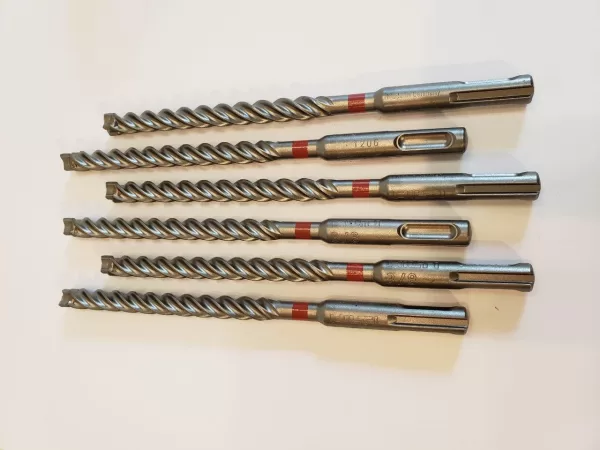 6x New Hilti Hammer Drill Concrete Bits, TE-C3X 3/8in 6in MP6, Part #206682