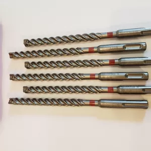 6x New Hilti Hammer Drill Concrete Bits, TE-C3X 3/8in 6in MP6, Part #206682