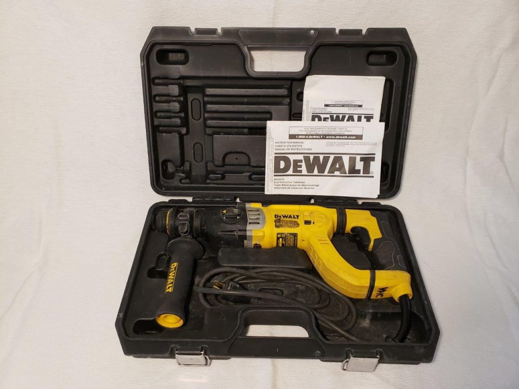 Dewalt D25263 11/8″ Corded SDS+ DHandle Concrete Rotary Hammer Drill