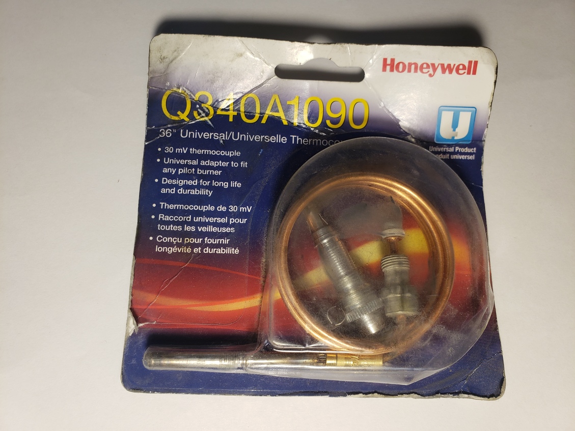 2x Honeywell International Q340A1090 Thermocouple Chicago HVAC tools