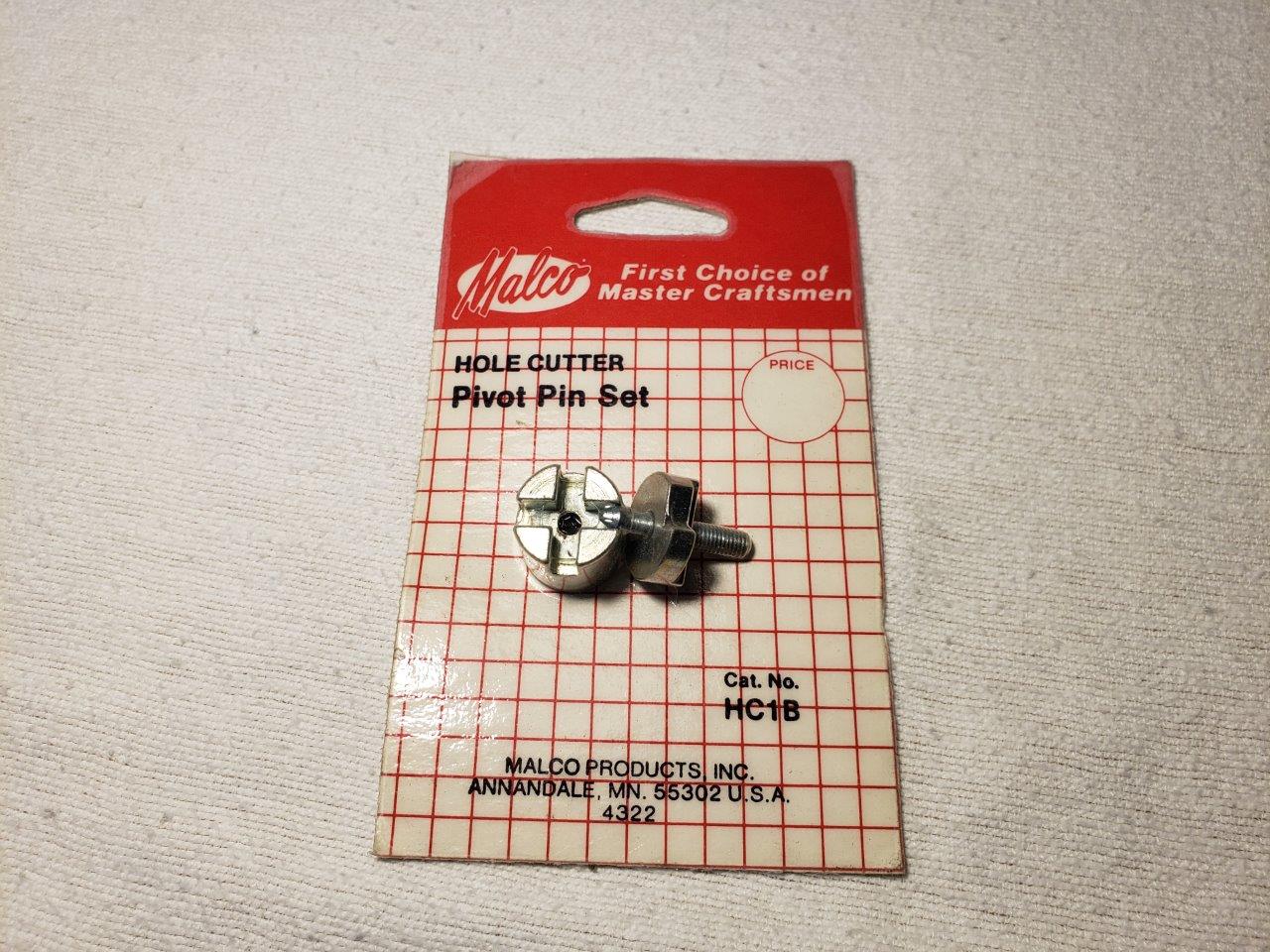 Malco HC1B Pivot Pin Set for 1ELG5 and 1ELH8 Cutters Silver Chicago