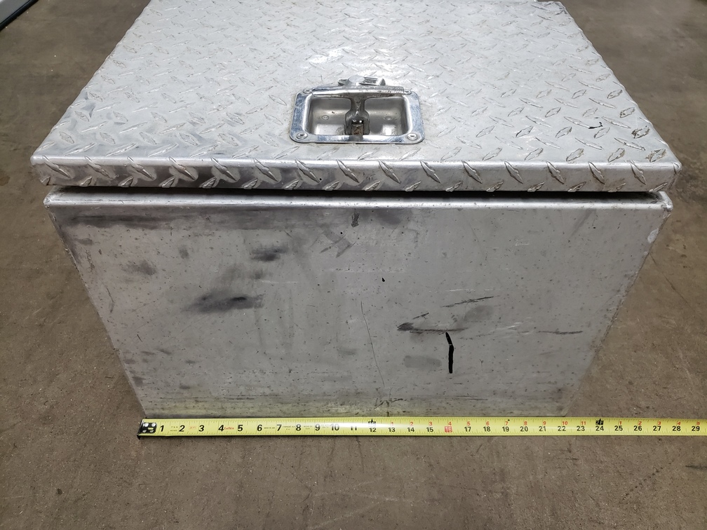 Diamond Plate Tool Box Pick Up Truck Bed RV Trailer Toolbox Storage