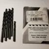 7x 3/16 High Speed Twist Drills Union Made in USA, Jobber Length Type 115 Black Oxide