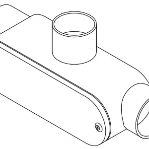 CANTEX 5133567 Conduit Outlet Body