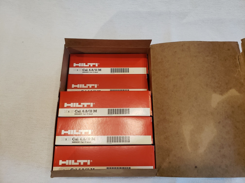 Hilti 100 pack Cal. 6.8/11M 3/130 00004838 Cal. 27 Short 4 Made in