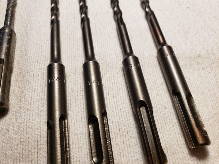 2x Hilti Drill Bit 1/4″ + 4x Drill Bits 1/4″ XG18 Made in USA + ANSI