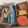 Lot of CENTRAL PNEUMATIC STOCK No. 167 AIR RIVETER + 46 lbs of rivets