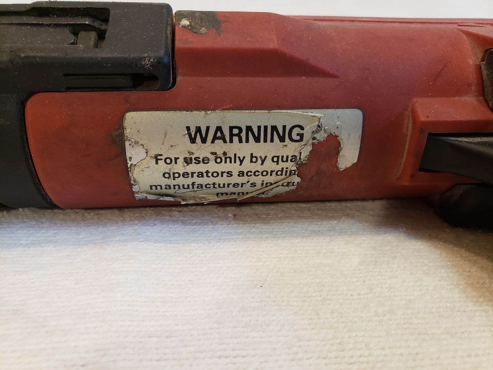 Hilti DX36M Powder Actuated Nail Gun Piston W/Case & Extra Accessories