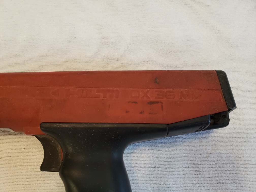 Hilti DX36M Powder Actuated Nail Gun Piston W/Case & Extra Accessories