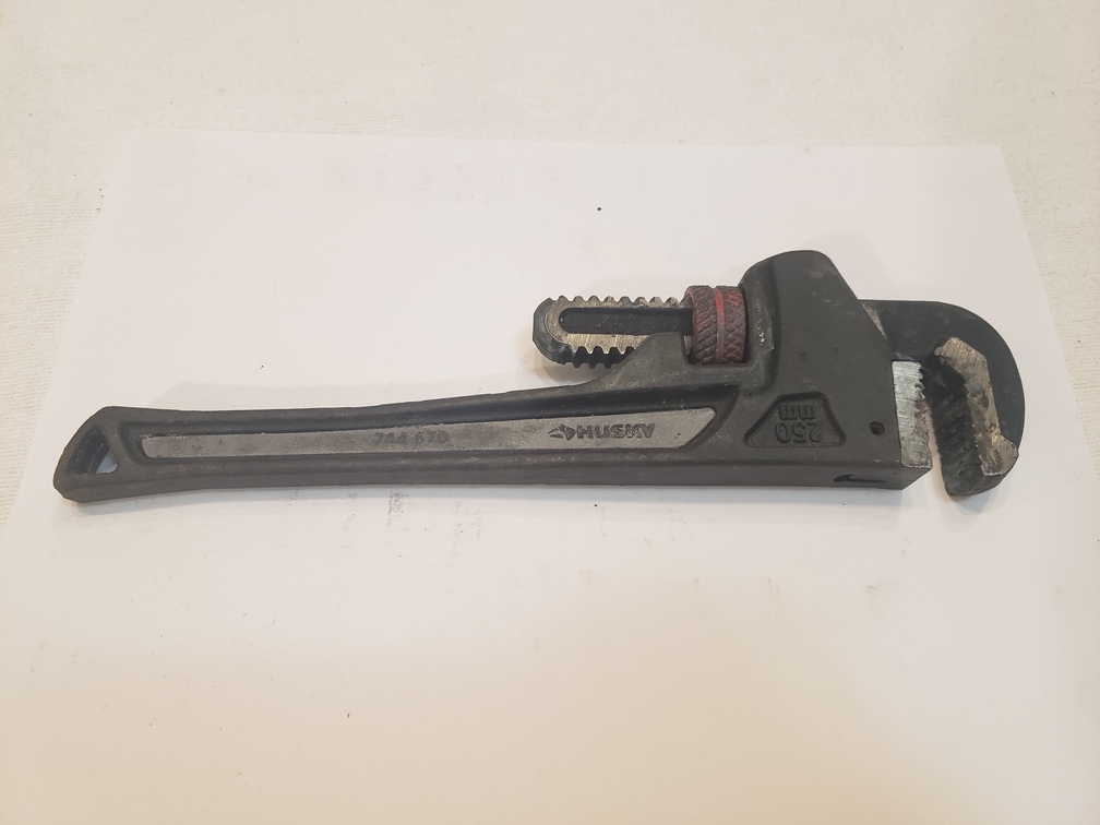Husky 10” (250mm) Double drive heavy duty pipe wrench 744670 Chicago