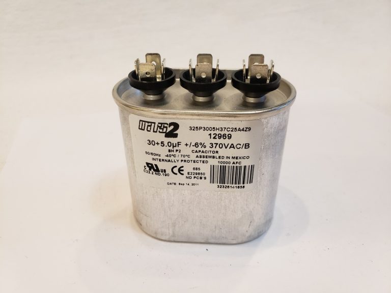 Mars Run OVAL Capacitor 30/5 uf MFD 370 Volt 12969 Chicago HVAC tools