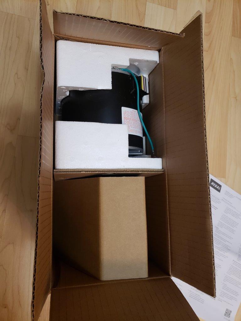 1/2 HP 1090 RPM 1 Speed, CW, 230V, OEM York Coleman Luxaire Condenser