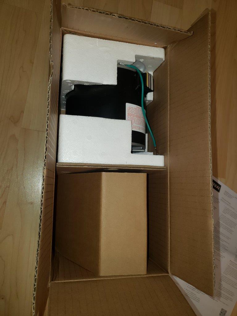 1/2 HP 1090 RPM 1 Speed, CW, 230V, OEM York Coleman Luxaire Condenser