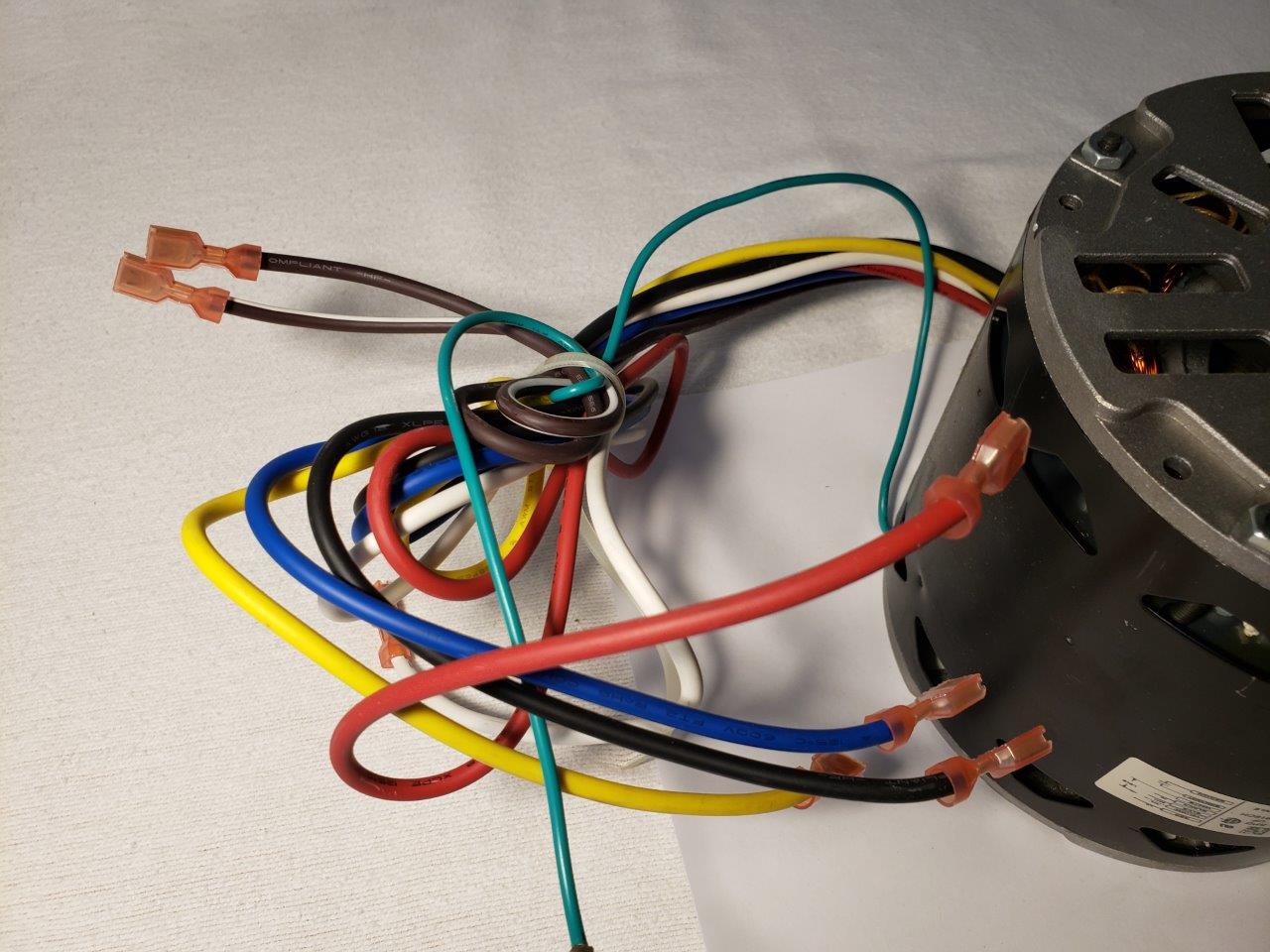 3/4 HP 1110 RPM, 4 Speed, 8.6 A 1 PH OEM York Coleman Luxaire Condenser Fan Furnace Blower Motor