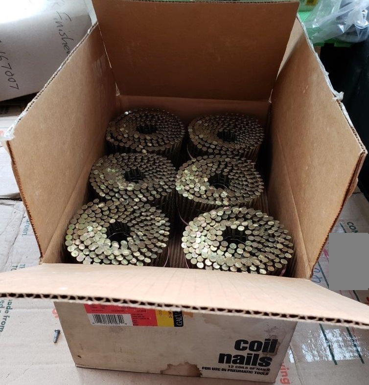 31/4 Inch x 0.120 Galvanized Screw Shank 15 Degree Stanley Bostitch