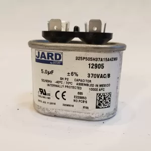 JARD 5 MFD x 370 VAC 50/60Hz -40°C to 70°C Capacitor Type Motor Run Shape Oval 12905