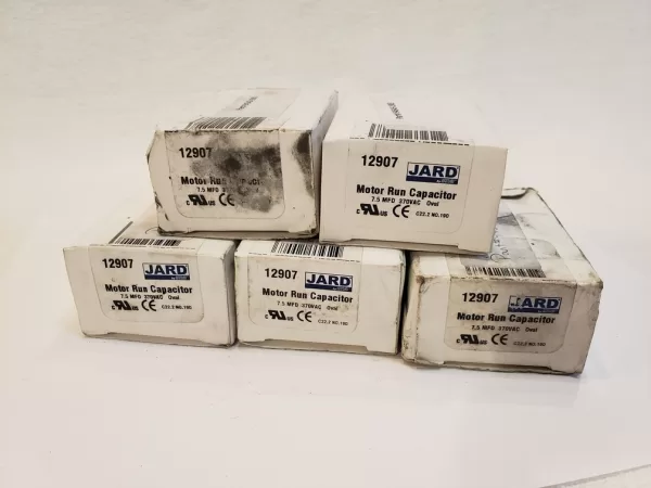 JARD 7.5 MFD x 370 VAC 50/60Hz -40°C to 70°C Motor Run Capacitor Shape Oval 12907