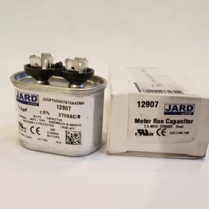 JARD 7.5 MFD x 370 VAC 50/60Hz -40°C to 70°C Motor Run Capacitor Shape Oval 12907