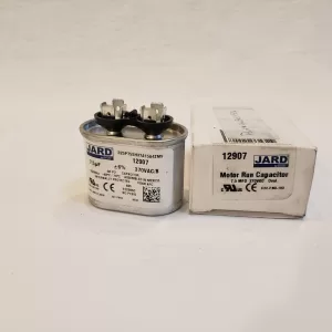 JARD 7.5 MFD x 370 VAC 50/60Hz -40°C to 70°C Motor Run Capacitor Shape Oval 12907