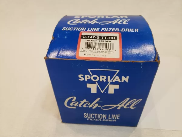 SPORLAN C-147-S-TT-HH 5116 450 psig 7/8 ODF Solder SUCTION LINE FILTER DRIER