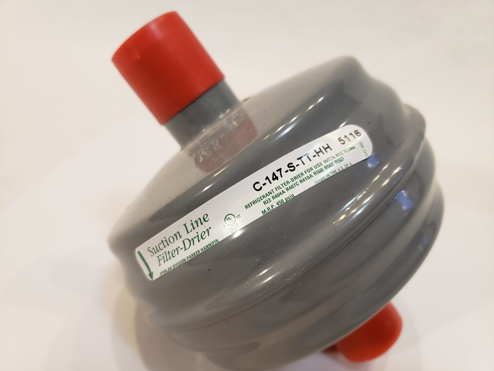 SPORLAN C147STTHH 5116 450 psig 7/8 ODF Solder SUCTION LINE FILTER DRIER Chicago HVAC