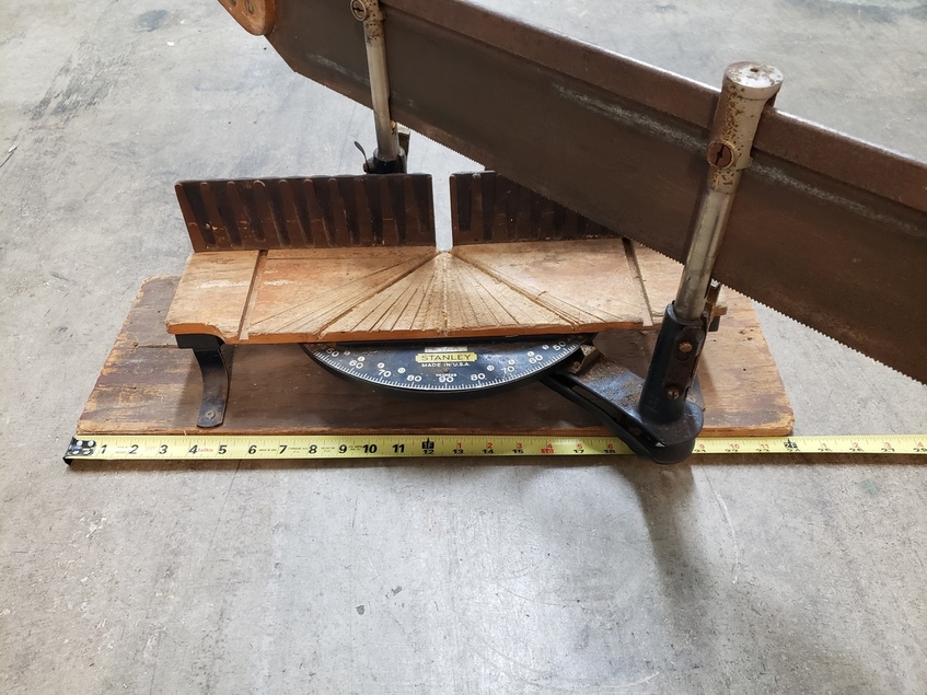 Stanley Mitre Box 2246A with saw, carpentry wood woodworking carpenter