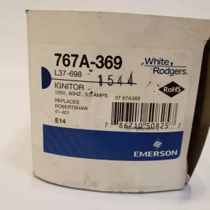 White Rodgers Emerson 767A-369 Hot Surface Ignitor L37-698