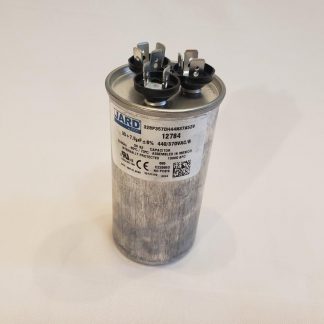 35 + 7.5 MFD x 370 or 440 VAC Motor Dual Run Capacitor Round JARD 12784
