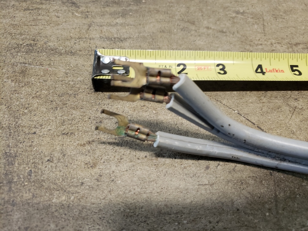 Power Cord (1) 8 AWG, (2) 6 AWG, 3 wires Electric Range 6ft Power Cord