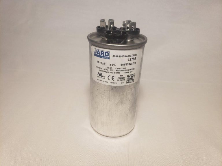 Genuine Mars 14107 Motor Run Capacitor – 7.5 MFD, 440/370V Dual Round, Made In USA