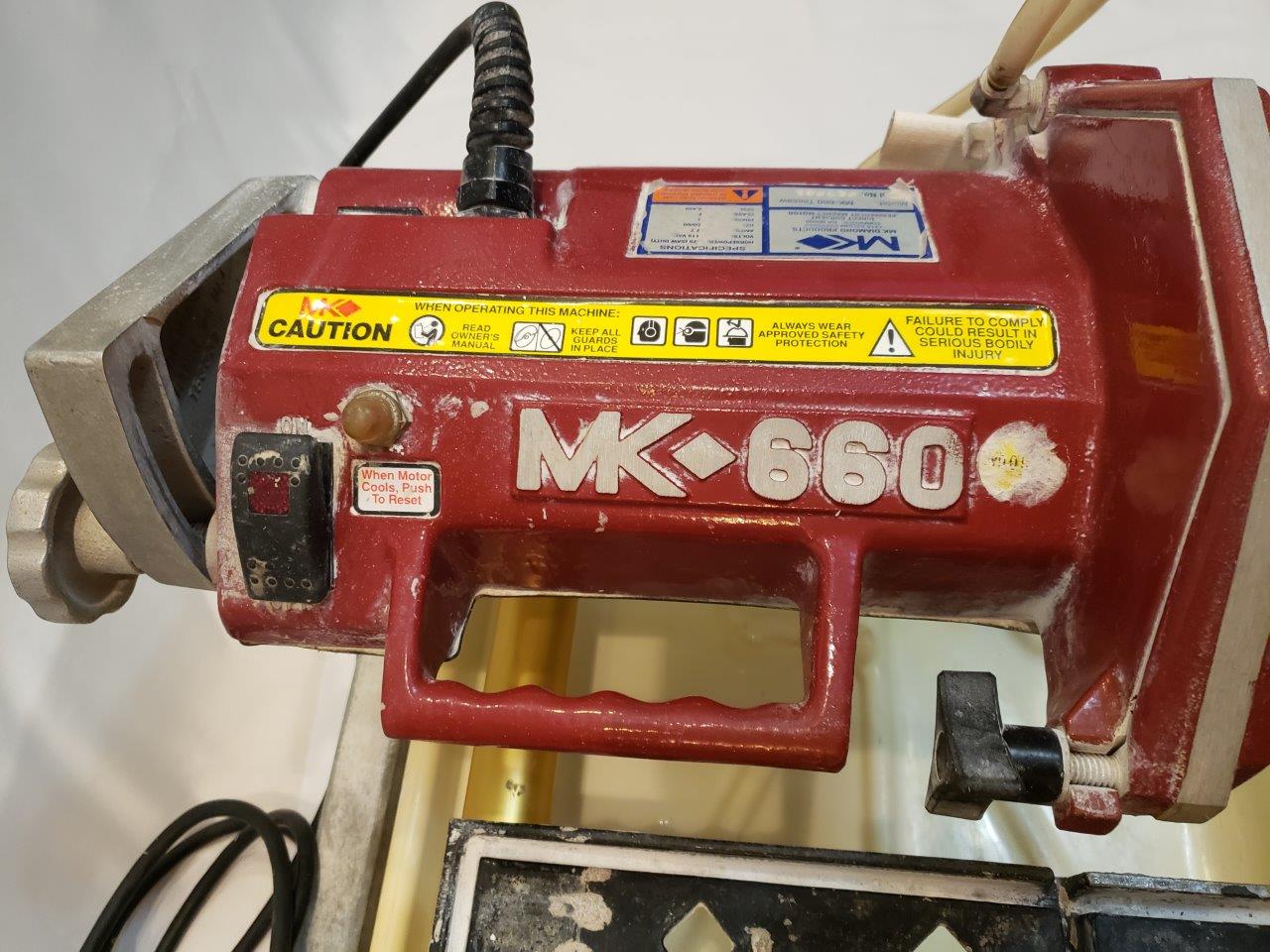 MK660 Tile Saw by MK Diamond Chicago HVAC tools and supplies