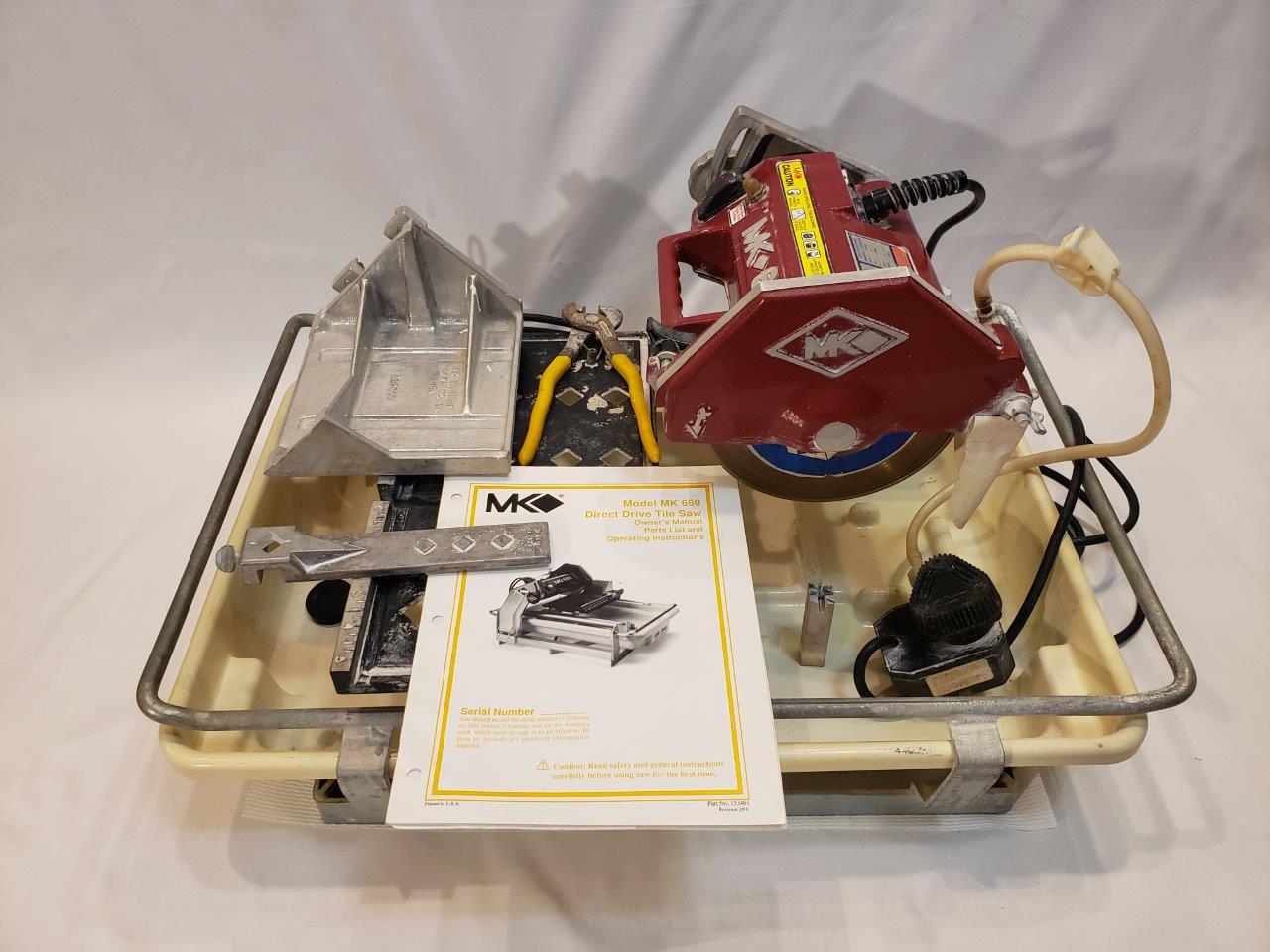 MK660 Tile Saw by MK Diamond Chicago HVAC tools and supplies