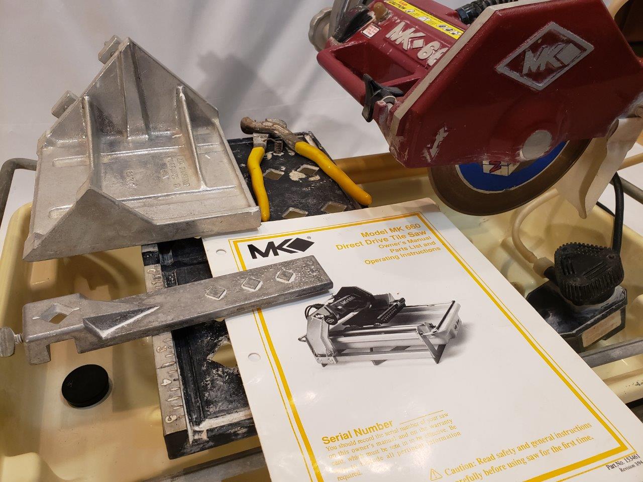 MK660 Tile Saw by MK Diamond Chicago HVAC tools and supplies