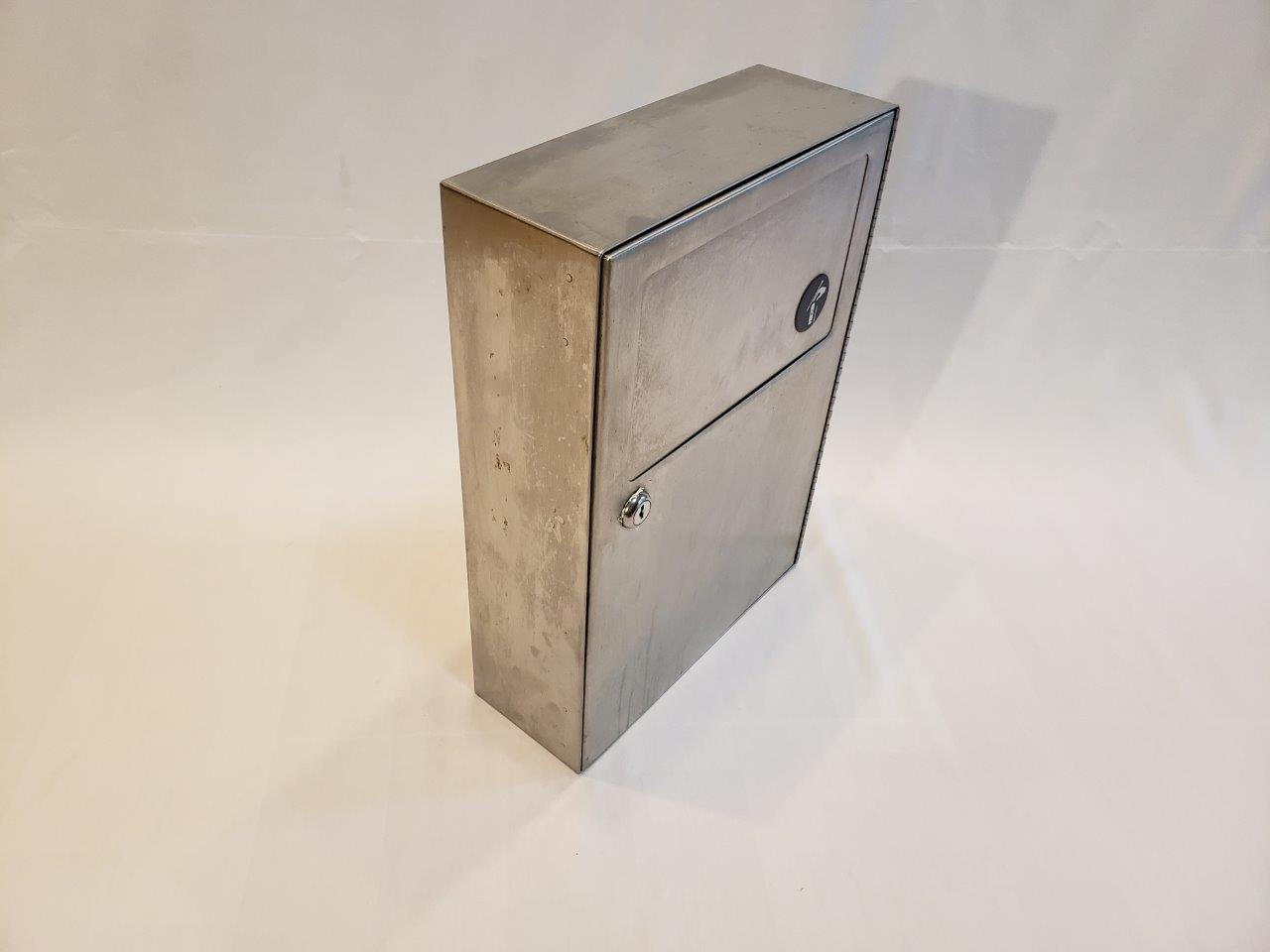 Surface Wall Mount Trash Waste Bin Bobrick B254 SS Stainless Steel