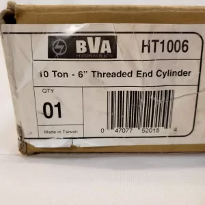 HT1006 10 Ton 6 inch Stroke Single Acting Threaded Cylinder BVA Hydraulics