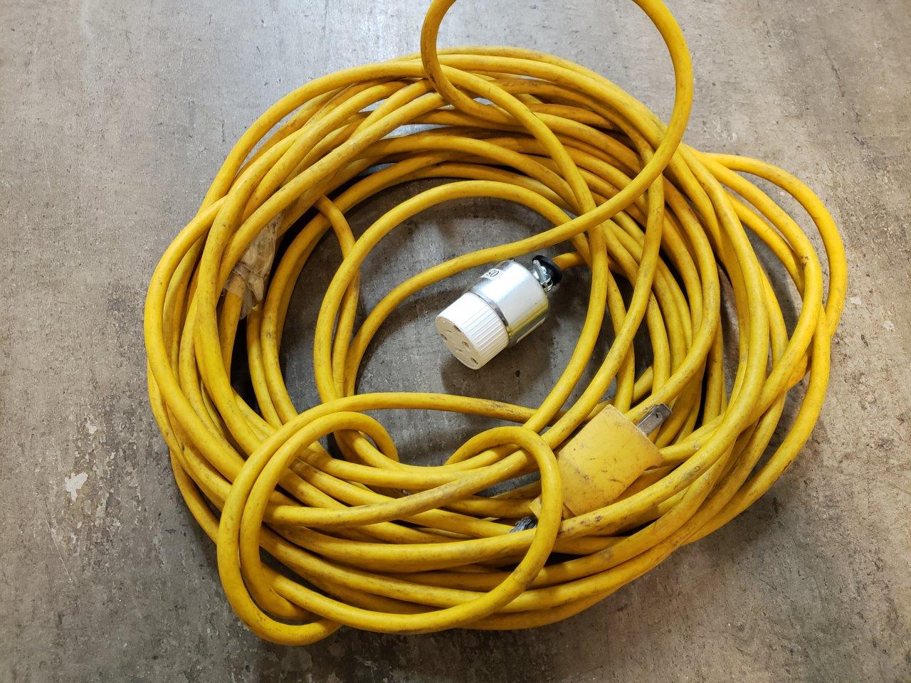 Extension Cord with Lighted Ends, 50Feet Chicago HVAC tools and supplies